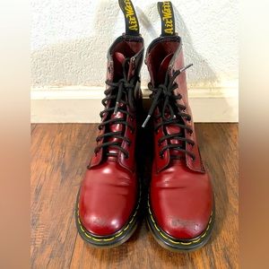 Dr Martens Woman 1460 w black Napa 8 eye Boot